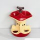 thumbnail image 1 of Soporte para cepillo de dientes de manzana, dispensador de pasta de dientes, cepillos de dientes eléctricos decorativos de dibujos animados, protector, 1 of 8