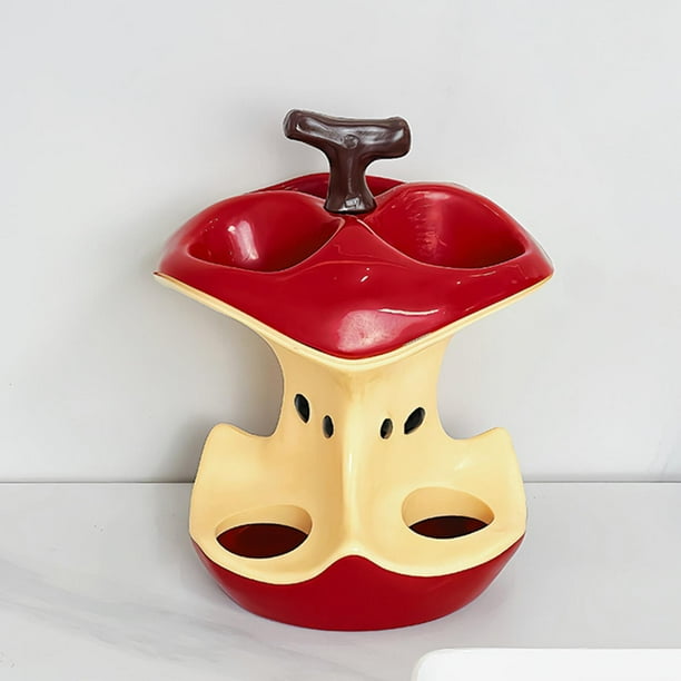 Soporte para cepillo de dientes de manzana, dispensador de pasta de dientes, cepillos de dientes eléctricos decorativos de dibujos animados, protector