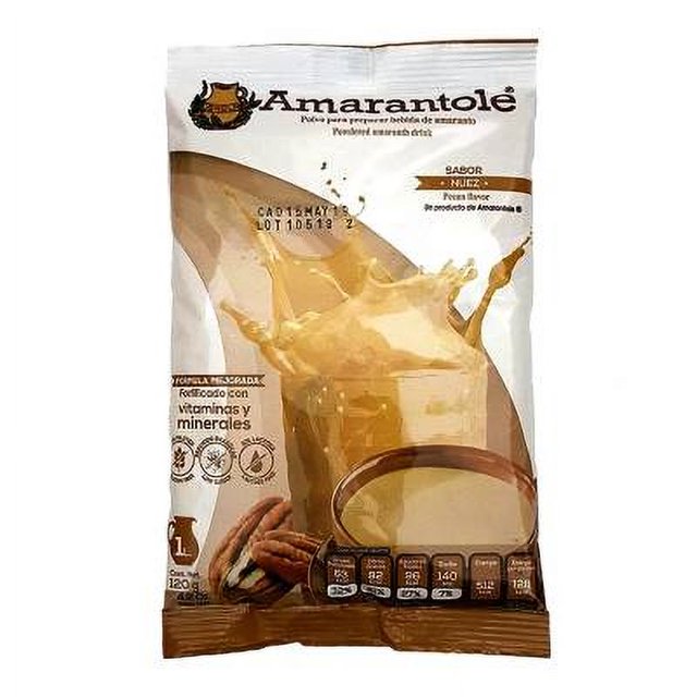 Polvo para preparar bebida de amaranto Amarantole sabor nuez 120 g