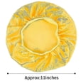 thumbnail image 2 of 3 Pieces Kids Satin Bonnet Sleeping Cap Silk Wide Band Night Hats Hair For Natural Hair Teens Toddler Child Baby, 2 of 4