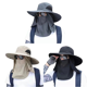 thumbnail image 1 of Sombrero Pesca Con Protección UV para El Ancha Hombres (gris Oscuro), 1 of 9