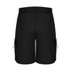 thumbnail image 4 of Pantalones Cortos de Carga de Cintura Elástica para Hombres de Longitud de Rodilla de Corte Recto Sólido, Pantalones Cortos de Bolsillo Casuales con Cremallera de Botón para Uso Al Aire Libre Y Diario, 4 of 7