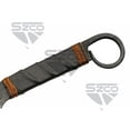 thumbnail image 4 of Rite Edge 9 Inch Ball Nose Drop Point Fixed Blade Knife Leather Wrapped Handle With Sheath Outdoor Utility Camping Hunting Knife WS, 4 of 6