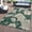 GREEN, variant on World Rug Gallery Modern Floral Flowers Textured Flat Weave Indoor/Outdoor Area Rug - NATURAL 2'x7'