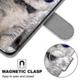 thumbnail image 5 of Case For Realme 5/ 5i/ 6i Creative Pattern Tui Magnetic Card Holder Wallet - Lion, 5 of 5
