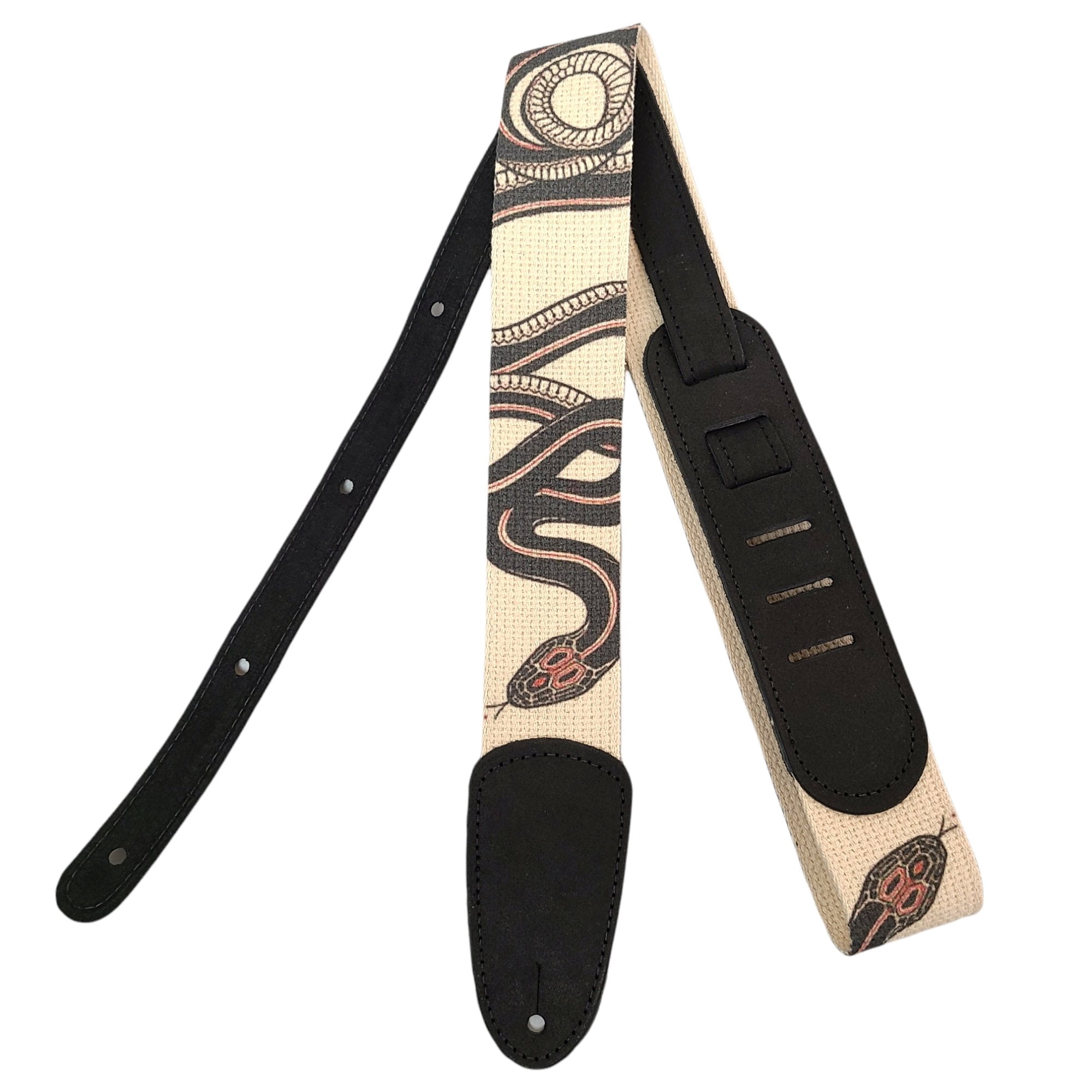 Henry Heller David Hale Print Series Guitar Strap Snake Design