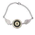 thumbnail image 1 of Billar deportivo patrón de geometría simple Pulsera pulsera pulsera alas de ángel pulsera, 1 of 3