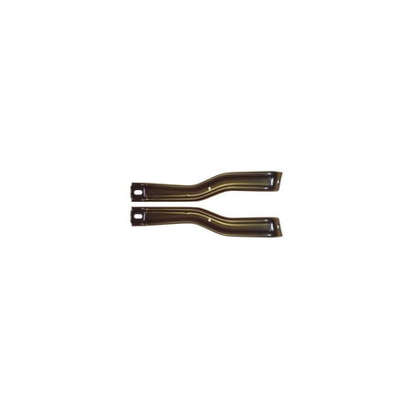 Chevy Rear Bumper - Eckler's Premier Products 57-251977 Chevy Rear Bumper End To Frame Diagonal Brackets,