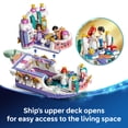 thumbnail image 5 of LEGO Disney Princess Ariel's Royal Wedding Boat - The Little Mermaid Building Toy for Girls & Boys, Ages 6+ - Disney Gifts for Kids with 7 Figures - 43299, 5 of 8