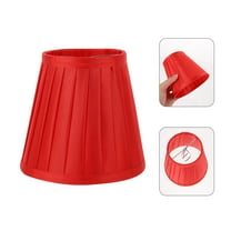 FONDOTIN Simple Lampshade Large Red Fabric Lampshade For Table Bedside And Floor Lamps