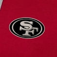 thumbnail image 4 of Men's Antigua Scarlet San Francisco 49ers Brushed Carbon Victory Pullover Hoodie, 4 of 4