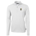 thumbnail image 2 of Men's Cutter & Buck White Wichita State Shockers Virtue Eco Pique Recycled Quarter-Zip Pullover Top, 2 of 3