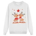 thumbnail image 2 of breaise Ugly Christmas Sweatshirts for Family Matching - Xmas Graphic Print Funny Holiday Knit Pullover Long Sleeve Crewneck Tops, 2 of 4