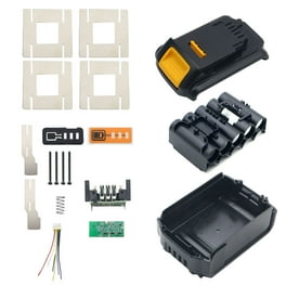 20V 5Ah Battery Replacement Case Compatible with Dewalt 20V Battery Plastic Battery Housing Replacement Kit for DCB200 DCB203 DCB204 DCB205 3.0Ah