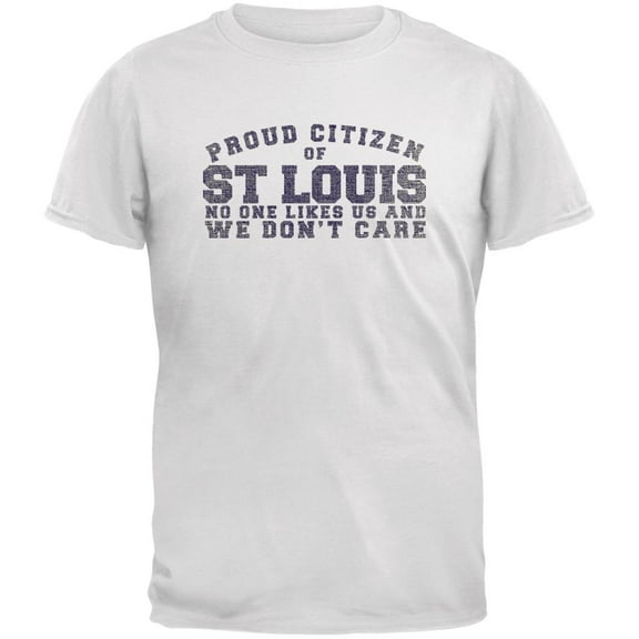 Proud No One Likes St Louis White Youth T-Shirt - Youth Small