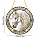 thumbnail image 3 of Adorno colgante de acrílico con forma de caballo | Colgante de adorno de caballo plano con resorte en 2D, 3 of 6