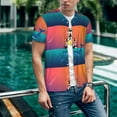 thumbnail image 6 of KLL Lighthouse and Whale for Men's Baseball Shirts,Short Sleeve Casual Shirts Button Down Shirt for Men Beach Summer Wedding Shirt-3X-Large, 6 of 7