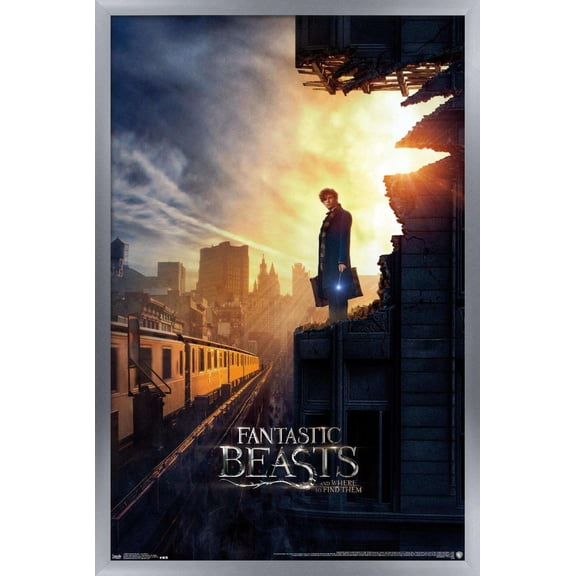 Fantastic Beasts And Where To Find Them - One Sheet Wall Poster, 14.725" x 22.375", Framed