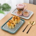 thumbnail image 2 of Double-layer Drain Board Detachable Plastic Draining Glass Cup Holder Tray Kitchen Utensil(Green S), 2 of 10