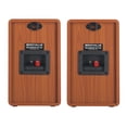 thumbnail image 4 of Pair Rockville RockShelf 54C Classic 5.25" Home Bookshelf Speakers w/29" Stands, 4 of 5