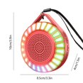 thumbnail image 1 of Yimiti Car Portable Wireless Bt Speaker With Led Light Waterproof Handheld Music Player-Red, 1 of 7