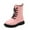 Pink, variant on kkdom Boys Girls Kids Combat Boots Unisex Black 12 Little Kid