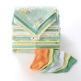 thumbnail image 6 of The Peanutshell Cu-tea Baby Clothes Set with Baby Socks, Pants, Bibs, and Sleepers, 0-3 Months, 23-Piece, 6 of 8