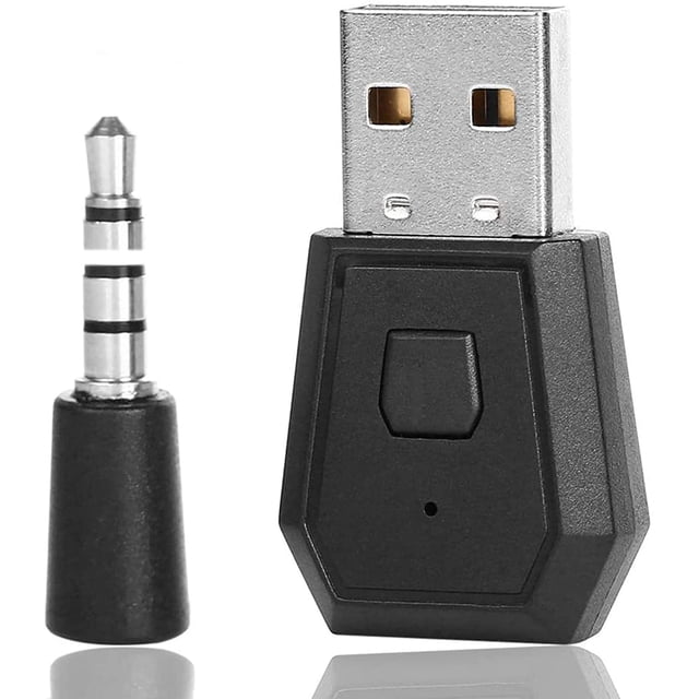 Mini USB Wireless 4.0 Headset Dongle USB Wireless Headphone Adapter Receiver for PS4 Controller Receiver Transmitter for Wireless Headsets