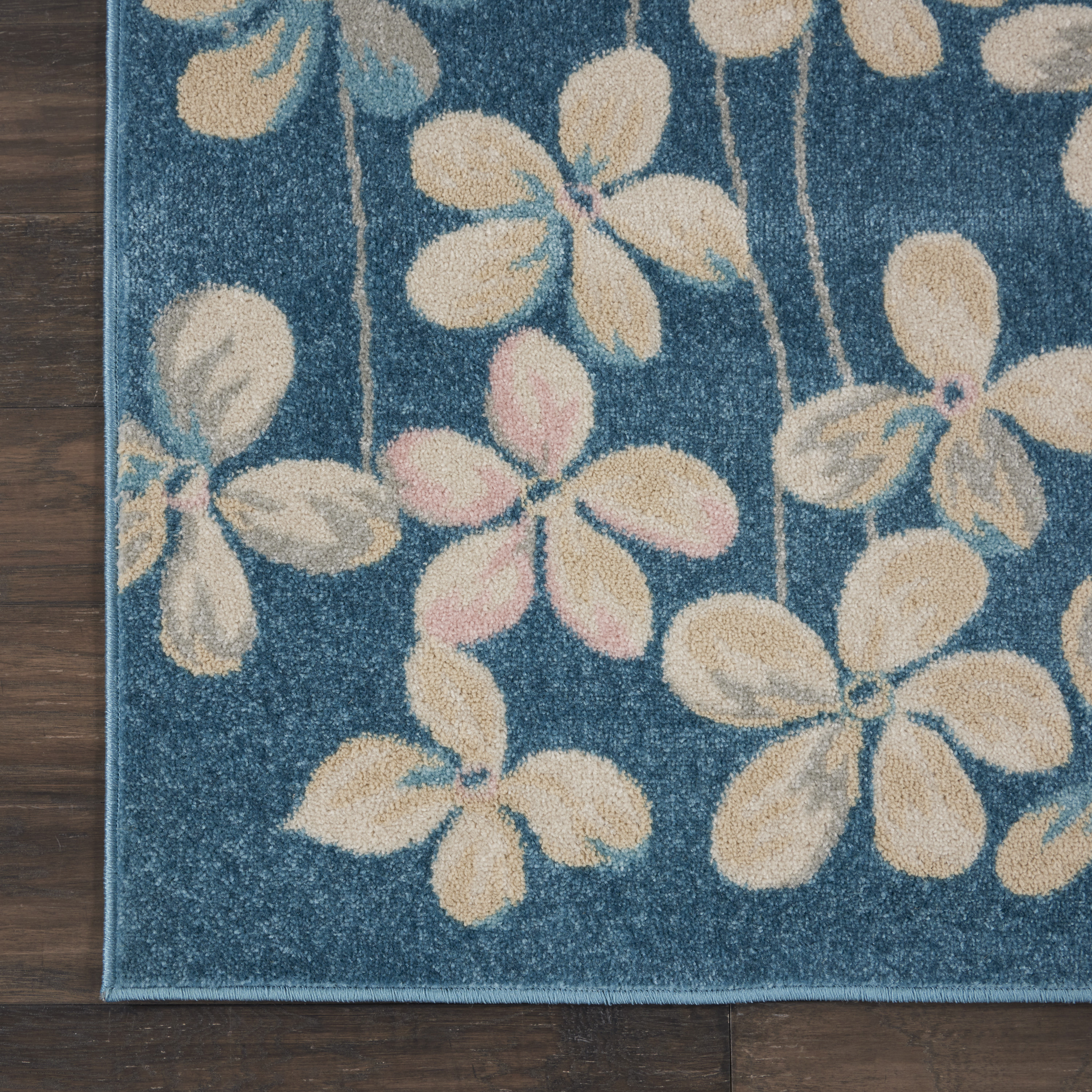 Desert Fields Traditional Persian Turquoise 8'10" x 11'10" Area Rug, (9' x 12')
