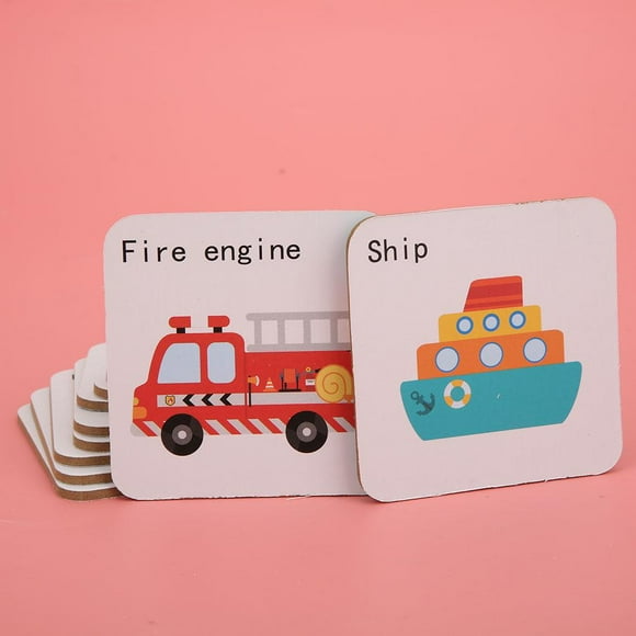 Dioche Cartoon Cognitive Card Toy, Educational Toy, For Education Kids