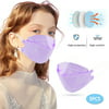 Cotonie Adult Disposable Face Masks Adult Outdoor Mask Droplet And Haze Prevention Fish Non Woven Face Masks 5PCS