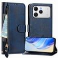 thumbnail image 1 of FOXDOCK Funda Tipo Cartera para Honor Magic8 Pro Air Cuero PU con Cremallera y Correa de Muñeca, Ranuras para Tarjetas, Soporte Plegable, Cierre Magnético, 1 of 5