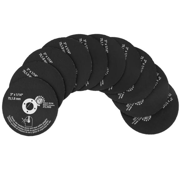 Lieonvis 10pcs 3 Inch Cutting Wheel Discs Resin Circular Saw Blades Fast Cut Off Discs Professional Resin Grinding Wheel Metal Iron Stainless Steel Cutting Tool for Angle Grinder Power Rotary Tools