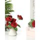 thumbnail image 5 of 25Pcs Red Artificial Roses With Stems, Red Rose Fake Flower Wedding Bouquet Real Touch PE Roses Artificial Flower Stems For Bride DIY Bouquet Wedding, 5 of 5
