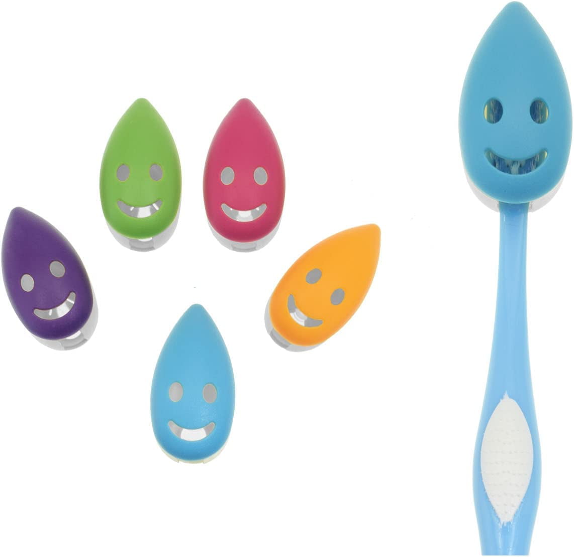 5pcs Toothbrush Head Covers,Toothbrush Holder Cover Case Cap Suction