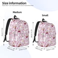 thumbnail image 4 of Balery Easter Rabbit Vintage Canvas Backpack for Men and Women - Large Capacity, Durable Travel Laptop Bag for School, Work, Hiking, and Outdoor Activities, 4 of 7
