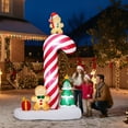 thumbnail image 5 of Zimtown 8.5FT Inflatables Candy Cane Outdoor Christmas Decorations for Holiday Lawn Garden Party, 5 of 10