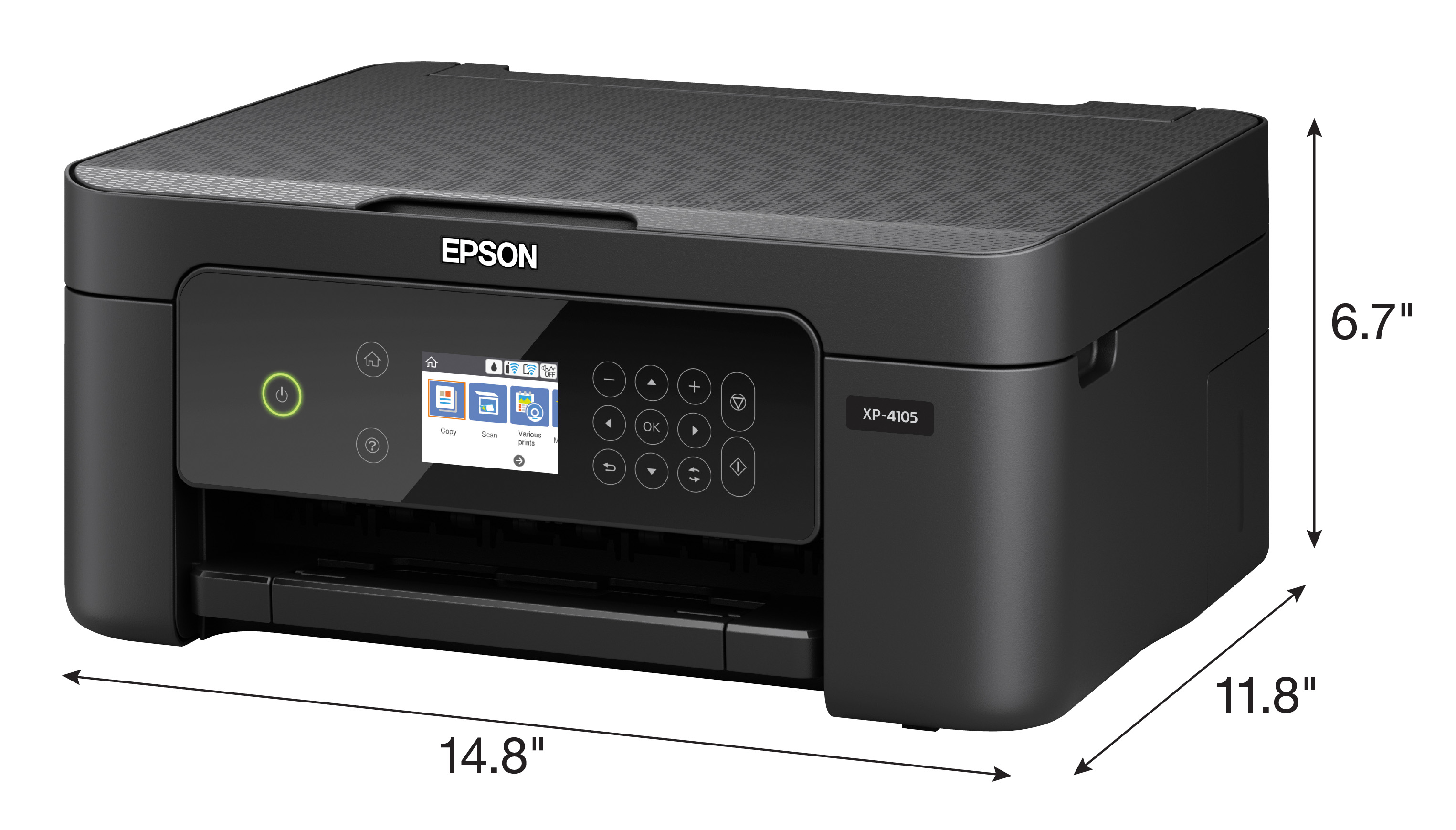 Epson Expression Home XP-4105, Wireless All-in-One Color Inkjet Printer - image 5 of 7