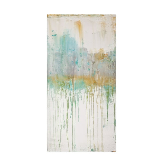 Canvas Wall Art - Hilary Winfield 'Asthenosphere 2 Canvas 2' Wall Art for Living Room, Bedroom, or Office Décor by Trademark Fine Art - 10 x 19 Inches