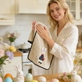 thumbnail image 5 of Yhmxh Easter Hand Towels Easter Bunny Decorative Towels for Bathroom 14" x 29" Cotton Bunny Carrot Bathroom Towel Decorative Dish Towels Embroidered Rabbit Soft for Bathroom Beach Kitchen Gift, 5 of 7