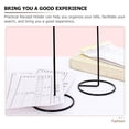 thumbnail image 4 of Bill Insert Stainless Steel Memo Holder Receipt Organizer Storage Office Desktop Paper 4 Pcs, 4 of 6