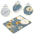 thumbnail image 4 of Kitchen Drying Mat 16x18In Drying Dish Mat Dish Drying Mats Kitchen Countertop Multi-Function Drain Drying Mat Kitchen Table Orange Dandelion, 4 of 8