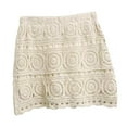 thumbnail image 4 of Falda de Ganchillo para Mujer, Falda para La Playa de Alto, para Ir de Compras en La Playa Al Aire Libre, 4 of 8