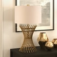 thumbnail image 2 of Evelyn&Zoe 25" Traditional Metal Table Lamp with White Drum Linen Shade, 2 of 9