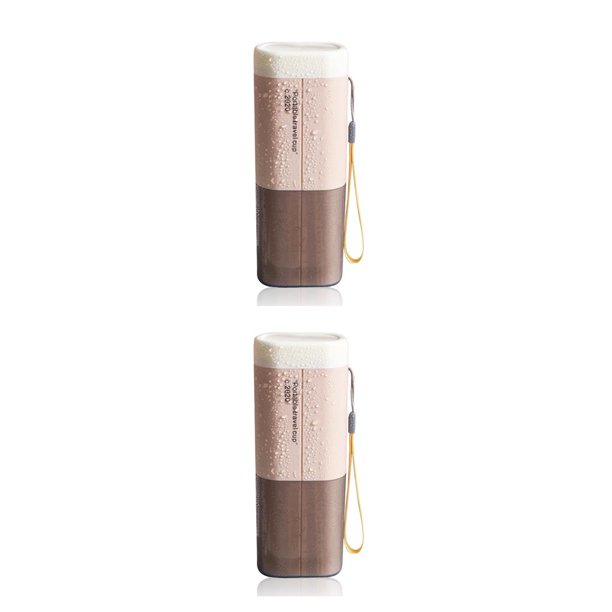 Wosthever Estuche para cepillo de taza para enjuague bucal multifuncional a prueba de polvo plástico sanitario diario dormitorio viajes de Type1 NO1