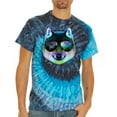 thumbnail image 2 of Wild Bobby, Funny Wolf on Sunglasses, Animal Lover, Tie-Dye Tees, Evening Sky, Small, 2 of 3