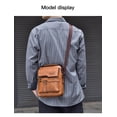 thumbnail image 2 of Bandolera de piel para hombre, impermeable, 390 g, 21 x 5 x 24 cm, 2 of 2