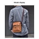 thumbnail image 2 of Bandolera de piel para hombre, impermeable, 390 g, 21 x 5 x 24 cm, 2 of 2