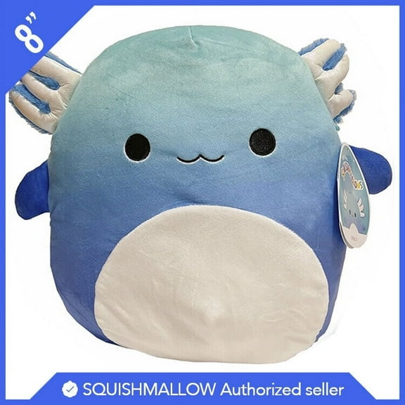 Squishmallow Kellytoy Plush Miss V The Blue Axolotl Exclusive 8" Inch NWT NEW