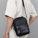 thumbnail image 4 of Bolso de hombro camuflado de moda, gran capacidad, impermeable, multi-bolsillo, de estilo casual para cruzar, negro, 4 of 6